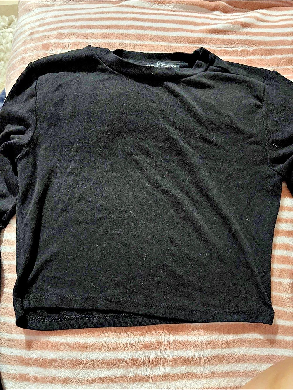 Zara Black Long Sleeve Tee
